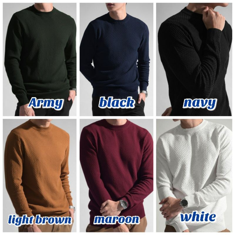 venetto knitwear male.id light brown M