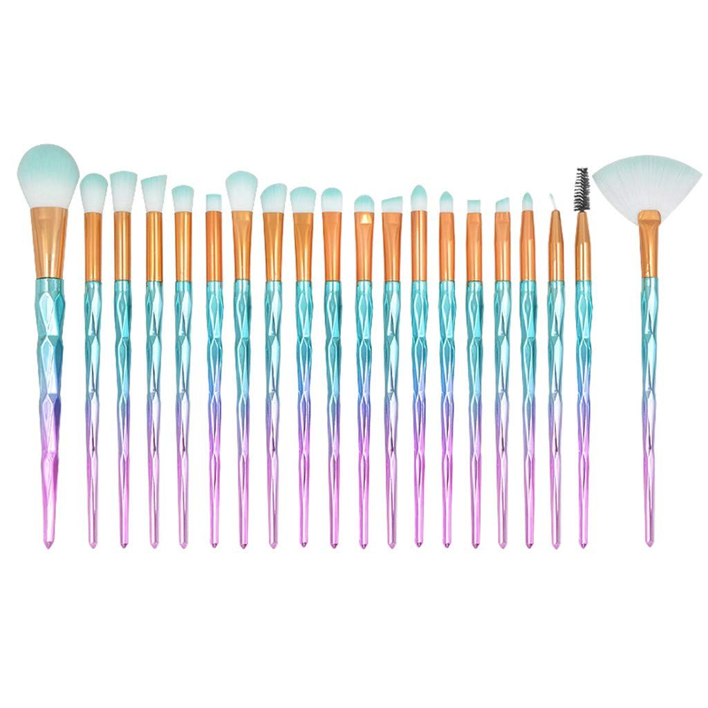 Brush Slim Prism Brush Set 20Pcs Brush Make Up Set Brush Alat Make Up Kuas Make Up Set Lengkap Make Up Brush Makeup Kuas Makeup