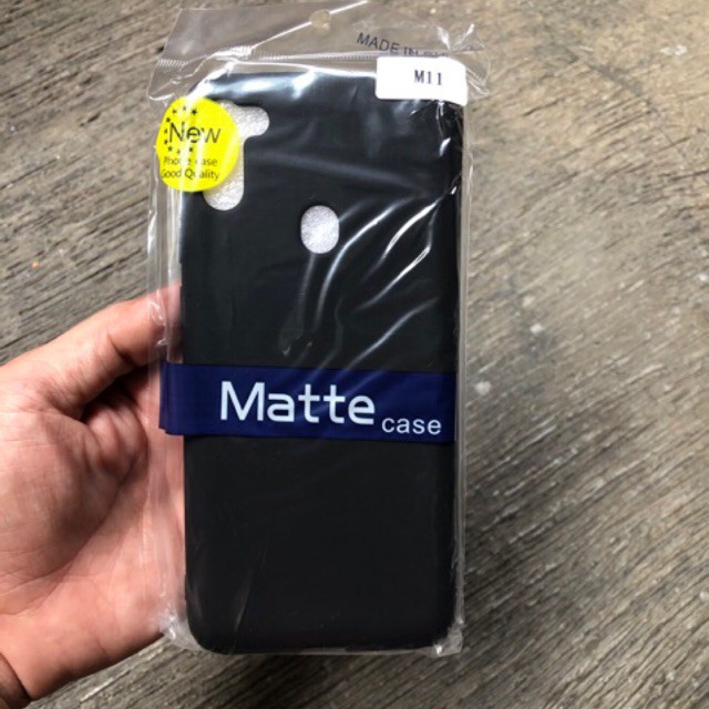Soft case slim black matte samsung galaxy m51/m11/a11/a21