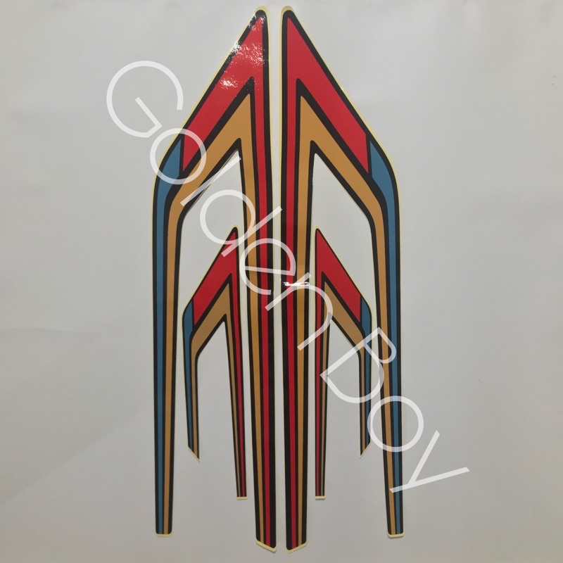 Striping Honda Gl 100 Sticker Honda Gl 100 Stiker Honda Gl 100 Lis polet Honda Gl 100 box aki gl 100