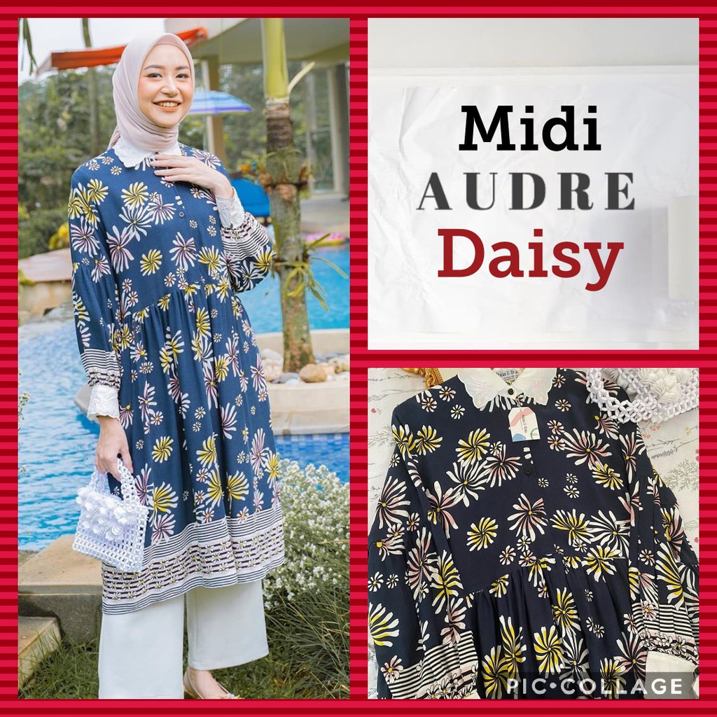 Audre Midi Dress daisy Haidee orlin Haideeorlin