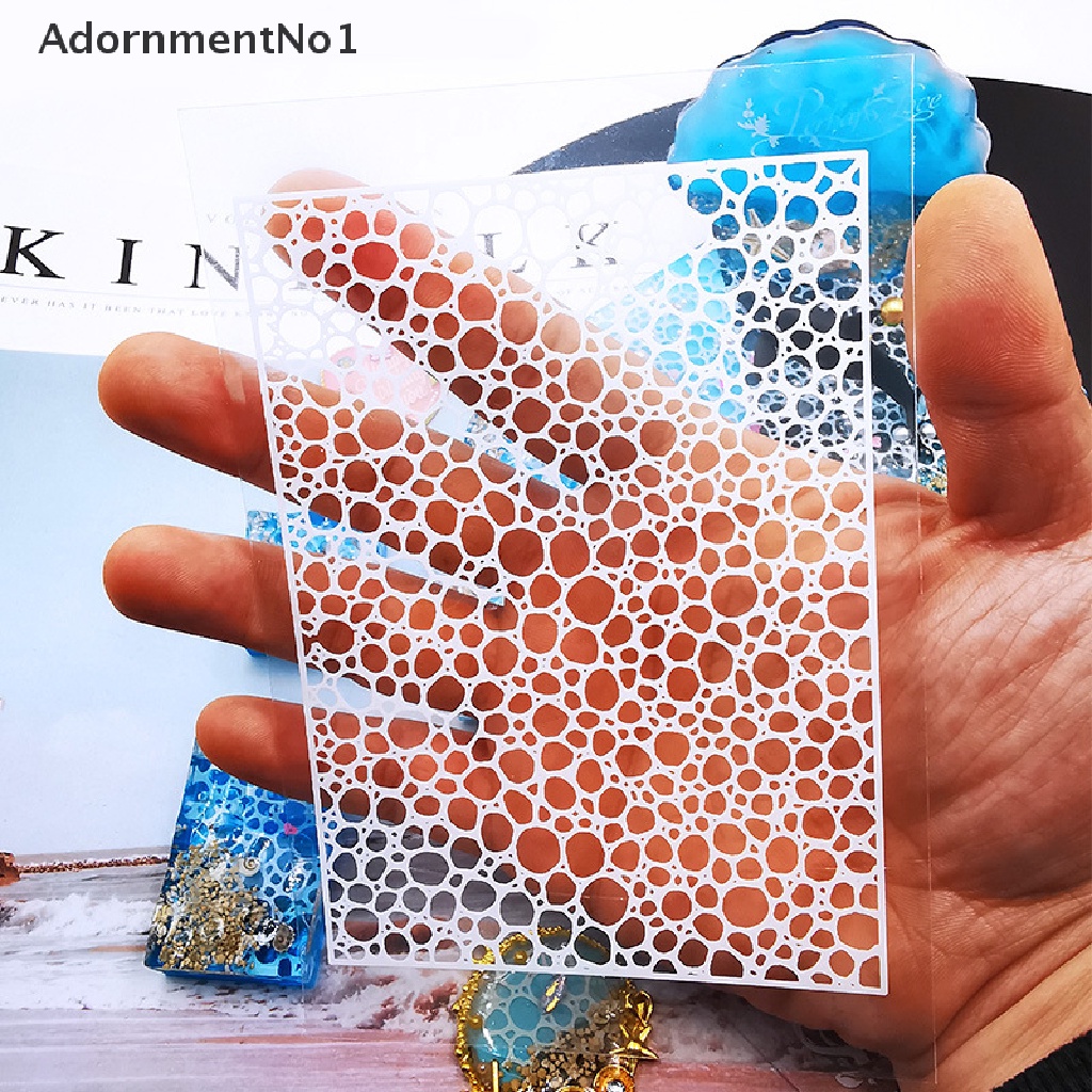 (AdornmentNo1) Cetakan Resin Epoksi Bentuk Riak Air Putih Untuk Kerajinan Tangan DIY