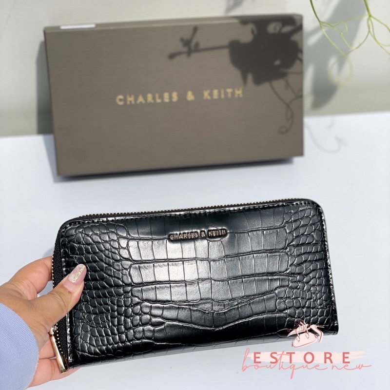 Dompet Wanita Zipper Croco