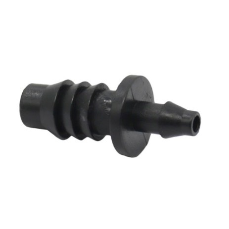 Connector Konektor Socket PIPA LURUS DIAMETER 10 mm HINGGA 4/7 mm POMPA 12V KE SELANG 7MM  FEZONE