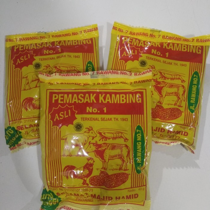

Bumbu Bubuk Slamet Kari Kambing Spesial