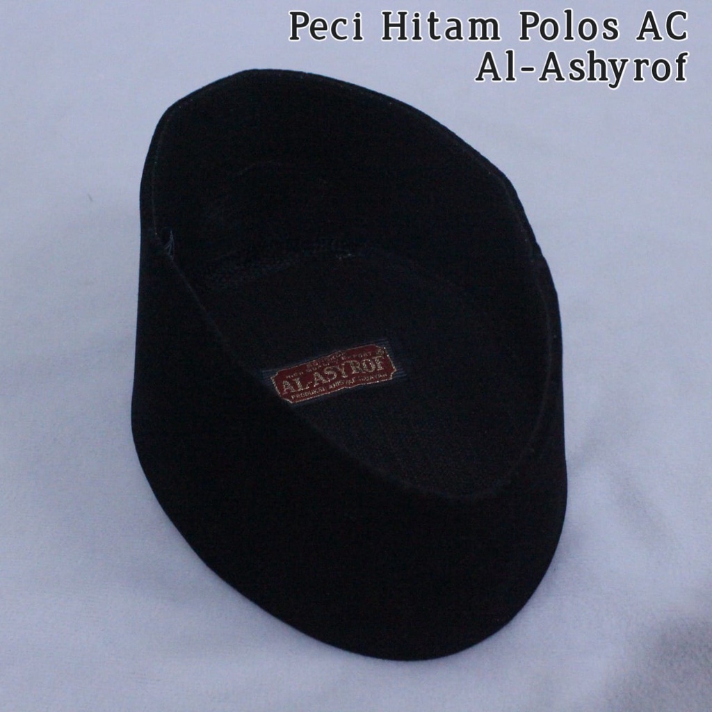 Peci Hitam Polos Ac Tinggi 7 , 9 , 10 Cm Export Quality