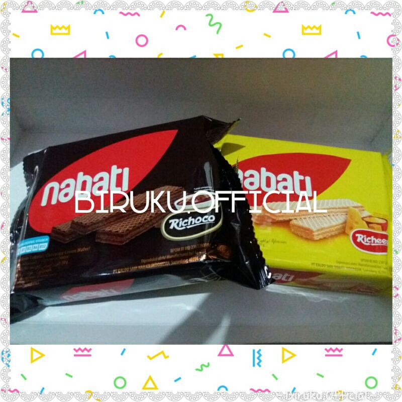 

Richeese Nabati Wafer Keju / Richoco Coklat