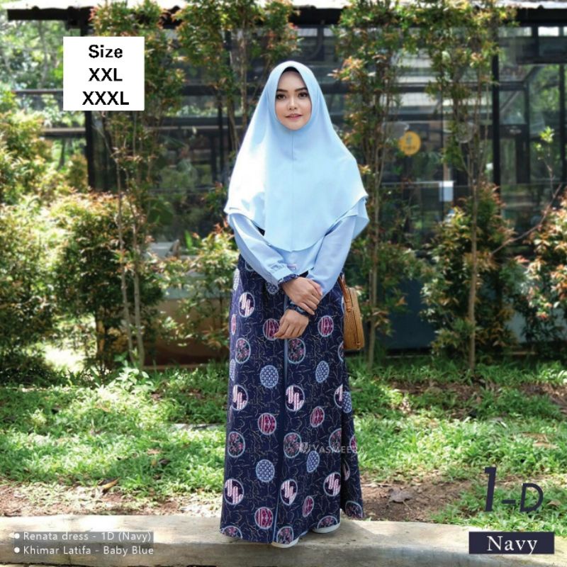 Dress Renata -Hanya Dress- Gamis Pesta Syari Cantik by Yasmeera