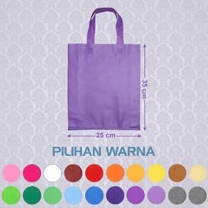 

SPUNBOND NON WOVEN PRESS TALI 25x35x8 - PEMBUNGKUS KADO DAN KEMASAN - Tas Press - Tas Promosi - Tas Belanja - Tas Murah