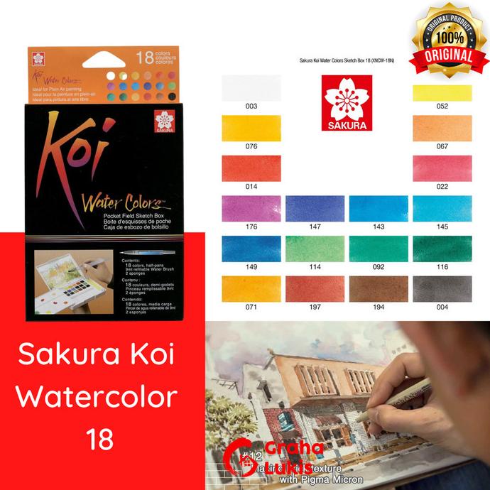 

[COD] Sakura Koi Water Color 18 PROMO Kode 500
