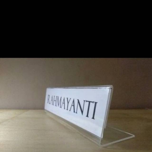 

Name tag acrylic uk 5x20cm , name tage akrilik