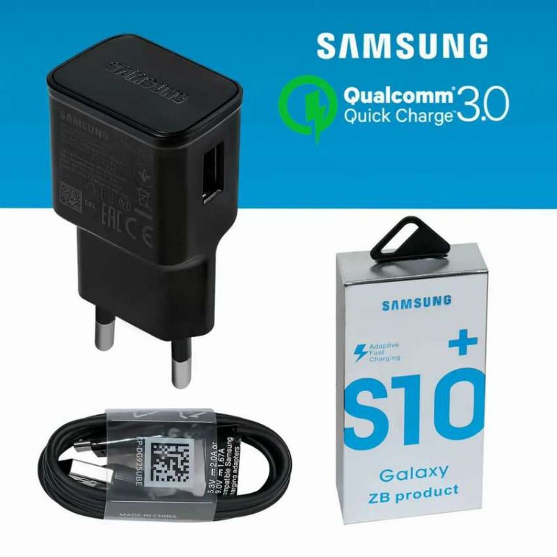 Charger Samsung Micro Usb Adaptive Fast Charging J1 J2 J3 J4 J5 J7 Prime J7 Pro A6 A6+ A01 A02 A03 A10 A10S