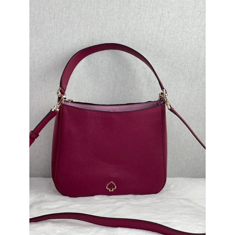 KATE SPADE Kailee Small Double Compartment Shoulder Bag Cranberry Cocktail