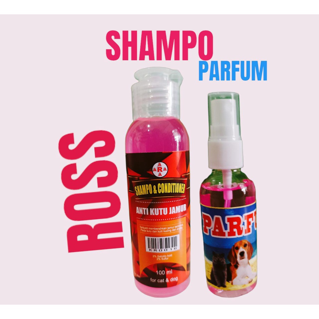 shampo CONDITIONER  100 ml parfum 60 ml sampo dan parfum anjing kucing