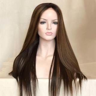 Hu Extension  Rambut  Model Lurus Panjang  Bahan Fiber 