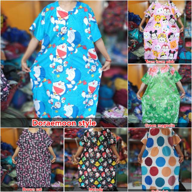 Daster ibu xl LD120//katun mikro