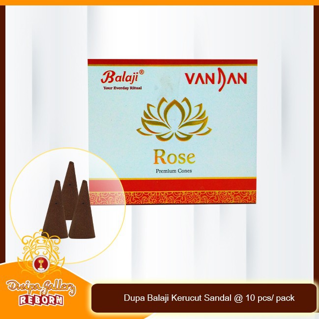 Dupa hio wangi harum balaji kerucut tumpeng Rose @ 10 pcs/ pack