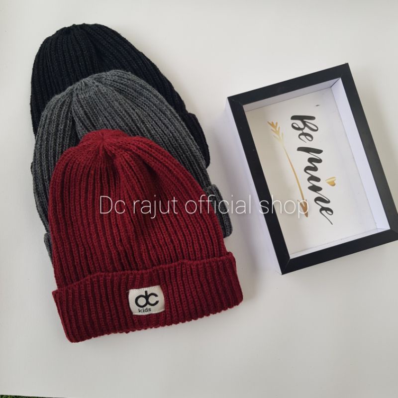 dc kids BEANIE HAT , topi rajut bayi , kupluk bayi, kupluk bayi premium,