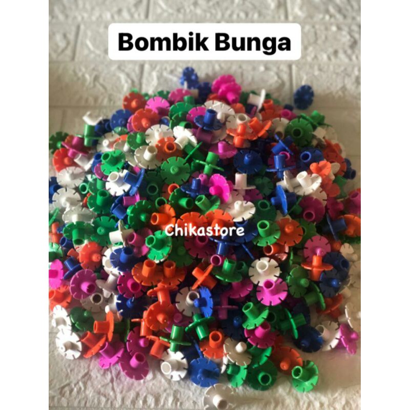 BOMBIK BUNGA/LEGO JADUL KILOAN/MAINAN EDUKASI