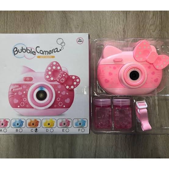 TERABARU MAINAN ANAK BUBBLE CAMERA HELLO KITTY