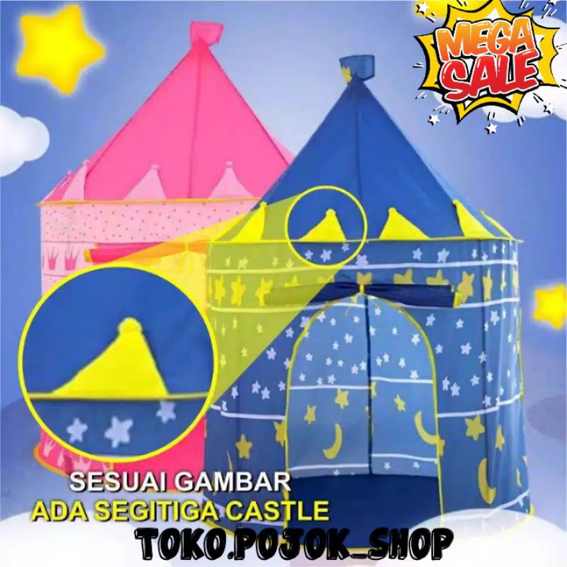 Tenda Bermain Anak Model Castle AN8109 Kids Portable Tenda