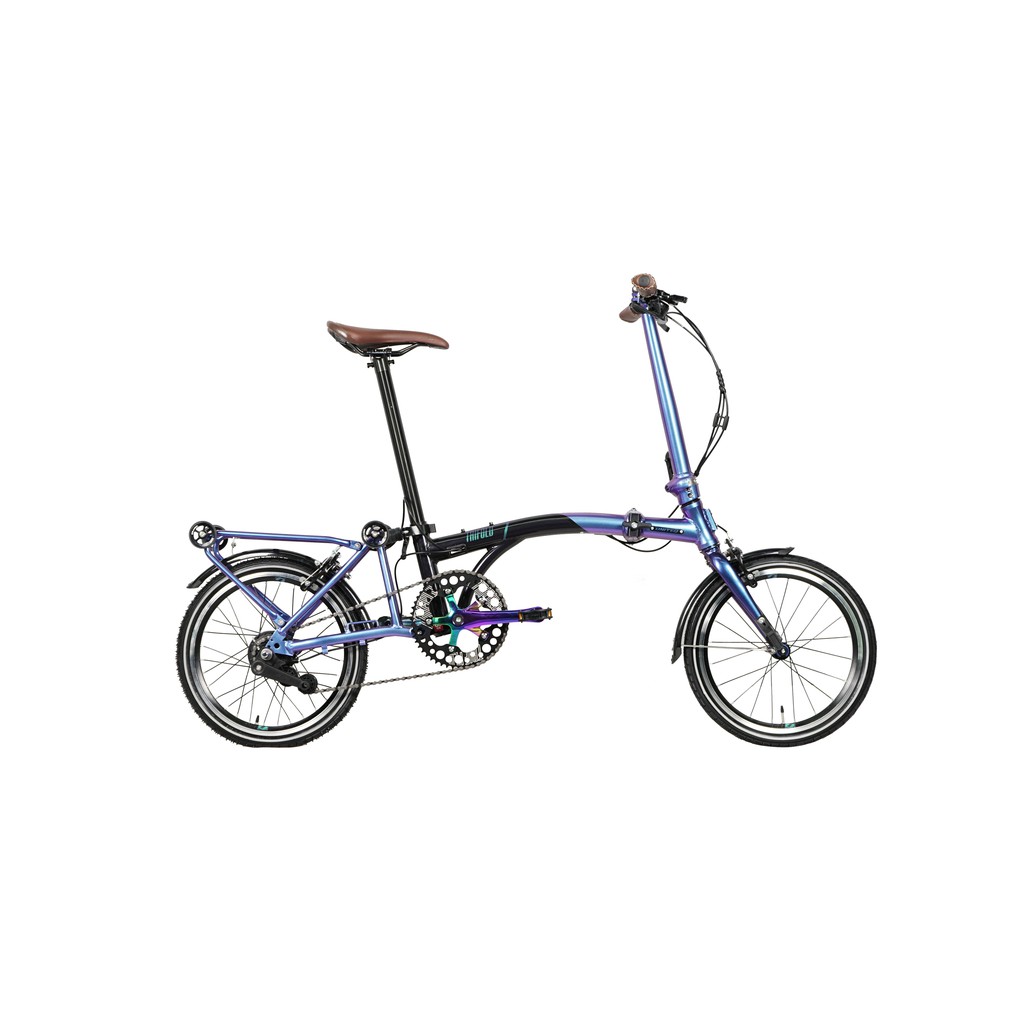 Sepeda Lipat Folding AL 16-07 UNITED TRIFOLD 7S (20.1) BL-BK