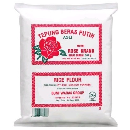 

Rose Brand Tepung Beras Putih 500gr Rosebrand untuk Kue Tradisional