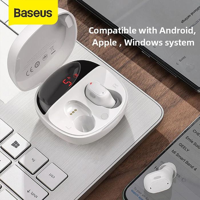 Baseus Encok TWS WM01 Plus - Earphone Bluetooth - Indicator