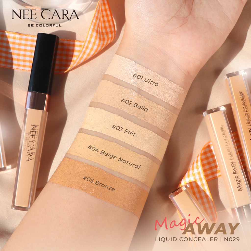 [TERMURAH] Nee Cara Magic Away Liquid Concealer N029 Tesktur Halus &amp; Lembut |Browit.id | Ready Stock