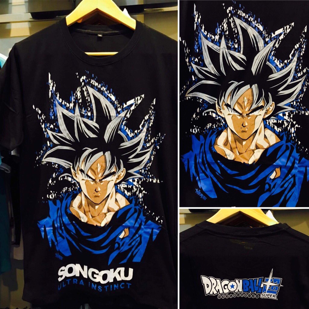 Kaos Son Goku Ultra Instict Black Dragonball Anime Goku DragonballZ