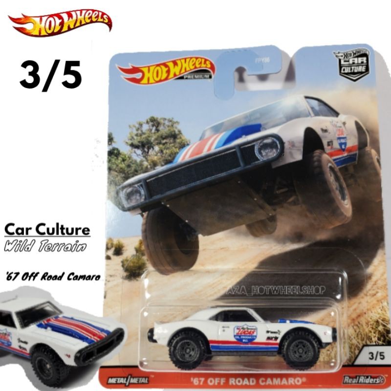 Diecast Hot Wheels 67 OFF ROAD CAMARO All Wild Terrain HW Hotwheels Car Culture Mobil Offroad