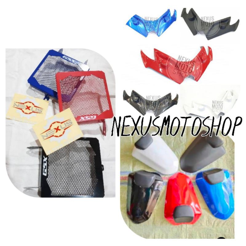 single seat GSX R150 S150 winglet GSX R150 S150 Tutup radiator GSX S150 R150