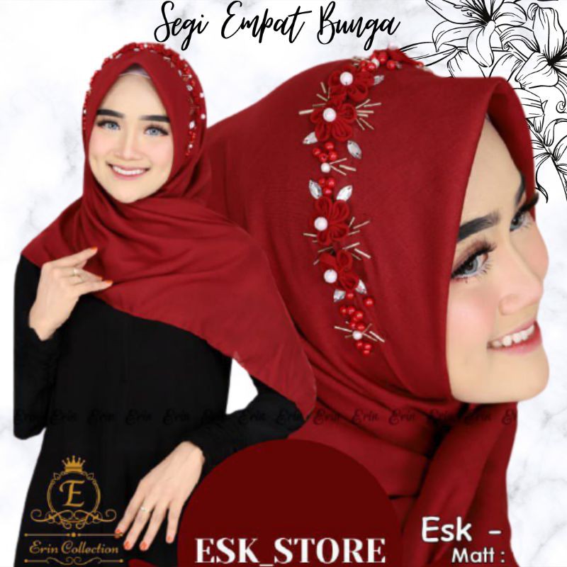 SEGI EMPAT PAYET / HIJAB SEGI EMPAT/  SEGI EMPAT / HIJAB PESTA / SEGI EMPAT MUTIARA / JILBAB PESTA