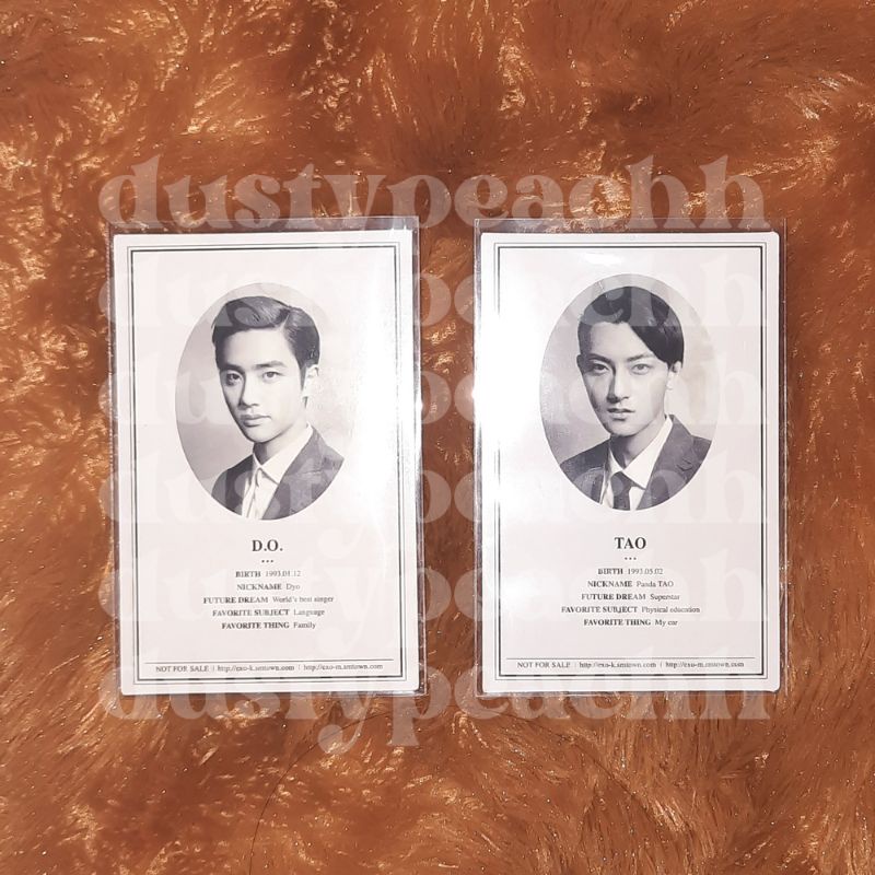 EXO XOXO Photocard Kyungsoo Tao