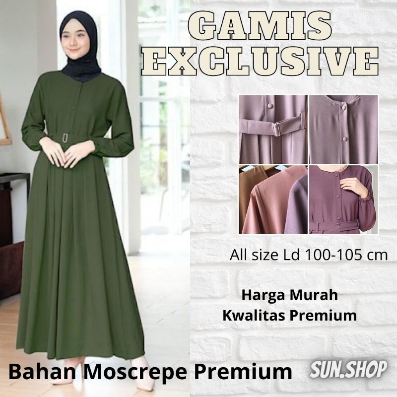 Gamis Exclusive Terbaru Gamis Remaja Gamis Dewasa - Army