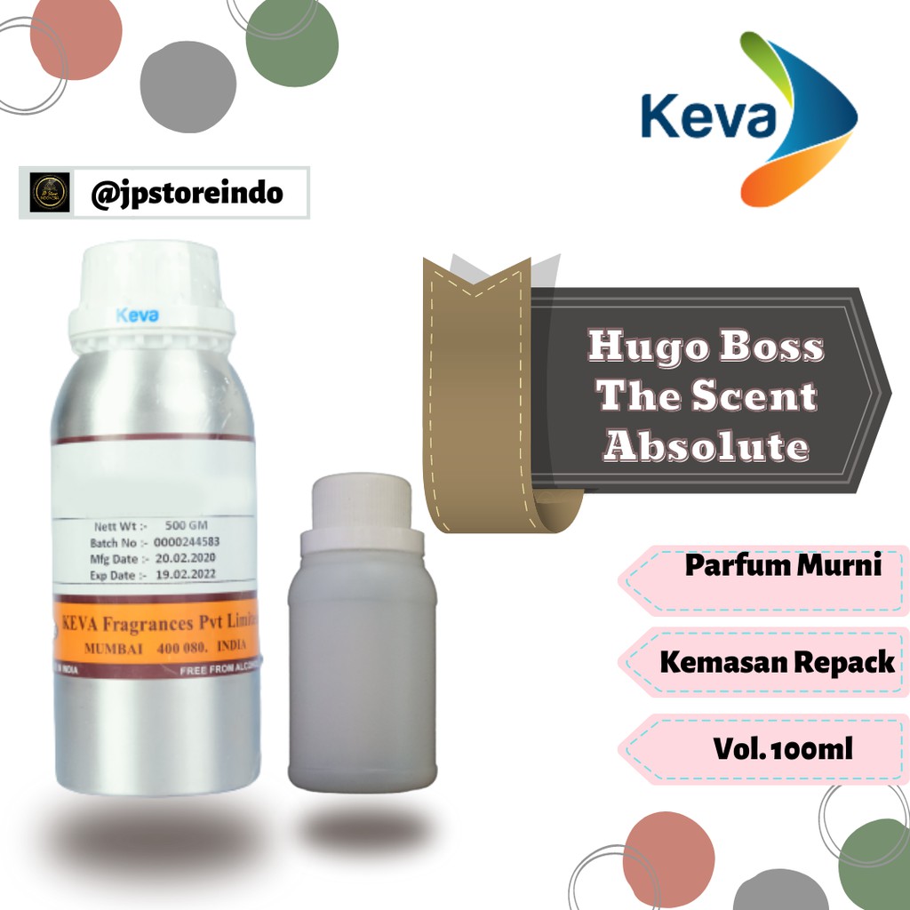 parfum MURNI 100ml HER FEELING inspired by HUGO BOSS THE SCENT ABSOLUTE // KEV@ PRODUCTS