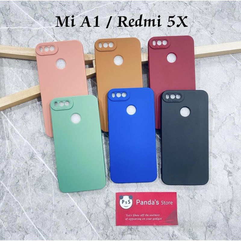 Softcase Pro Camera Xiaomi A1 / Redmi 5X Candy Case Full Color 3D Silikon TPU