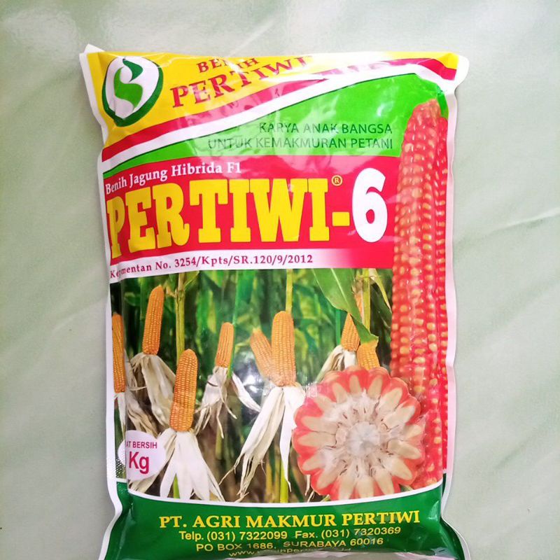 

benih jagung pertiwi 6 kemasan 1 kg