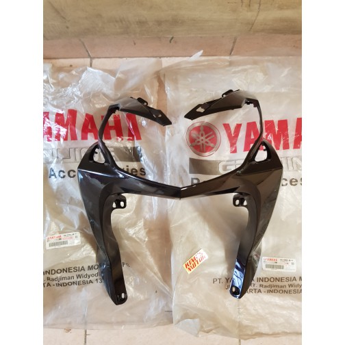 COVER DEPAN XEON / SAYAP KIRI KANAN XEON HITAM ASLI YAMAHA