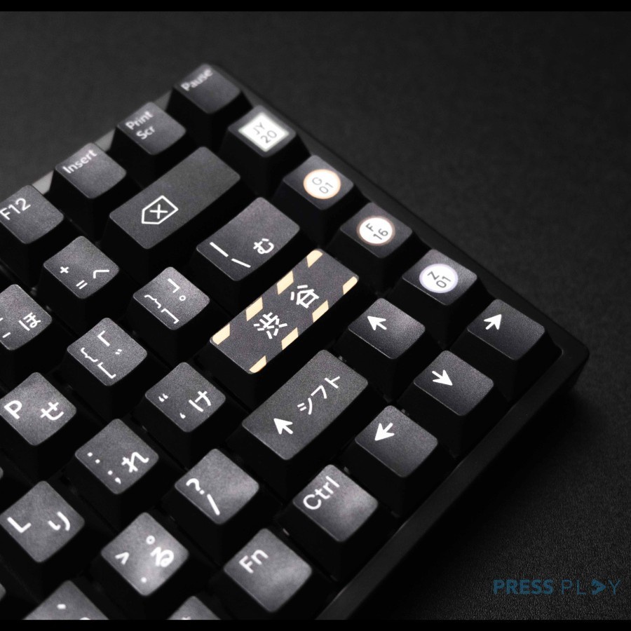 Press Play Shibuya Japanese Root PBT Keycaps 118 Set OEM Profile