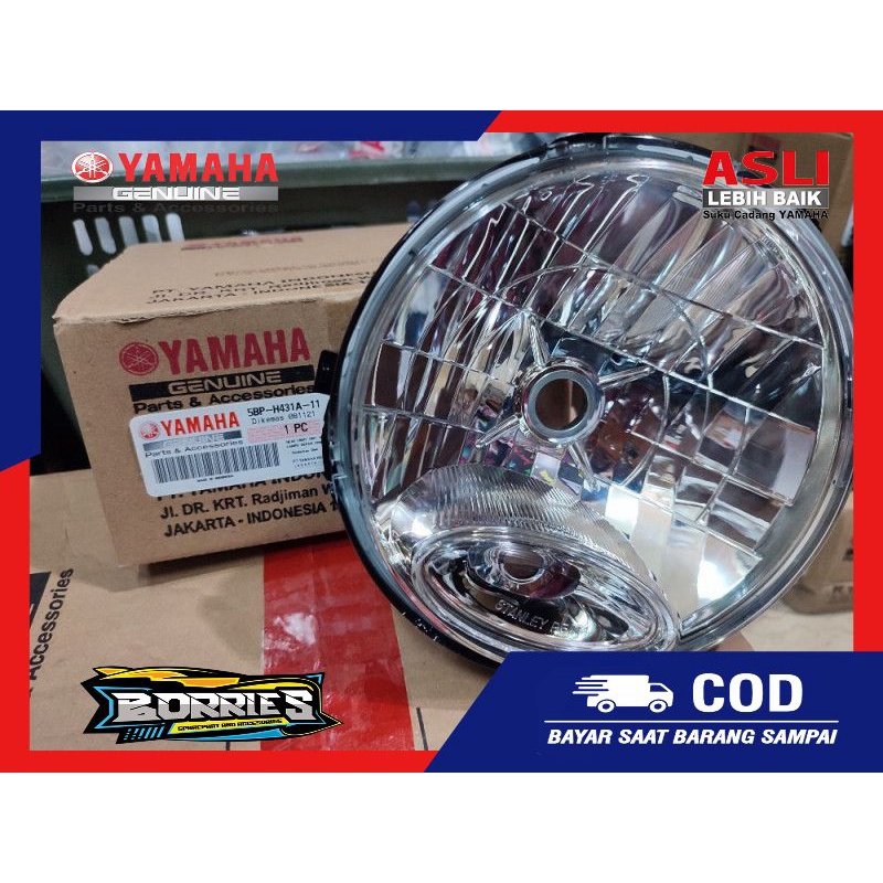 Reflektor Only Lampu Depan Bulat Original Yamaha RXKING RX KING SCORPIO 5BP-H431A-11
