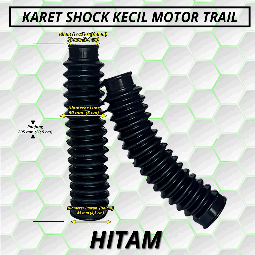 PROTECH-COVER SHOCK DEPAN-UKURAN KECIL-KARET SHOCK DEPAN-MOTOR MATIC-BEBEK-VIXION-RXKING-CBR150-VERZ