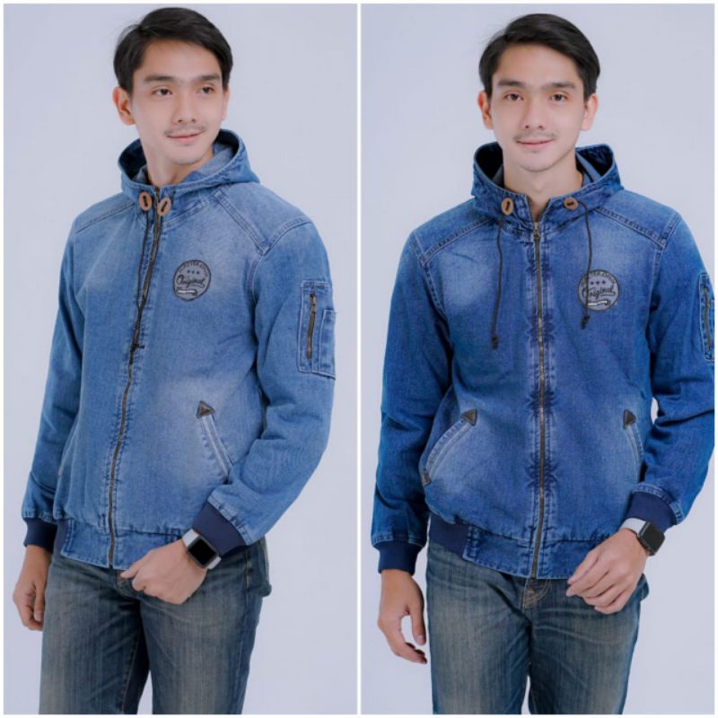 JAKET JEANS TERBARU ROCAFELA TOPI M-XXL