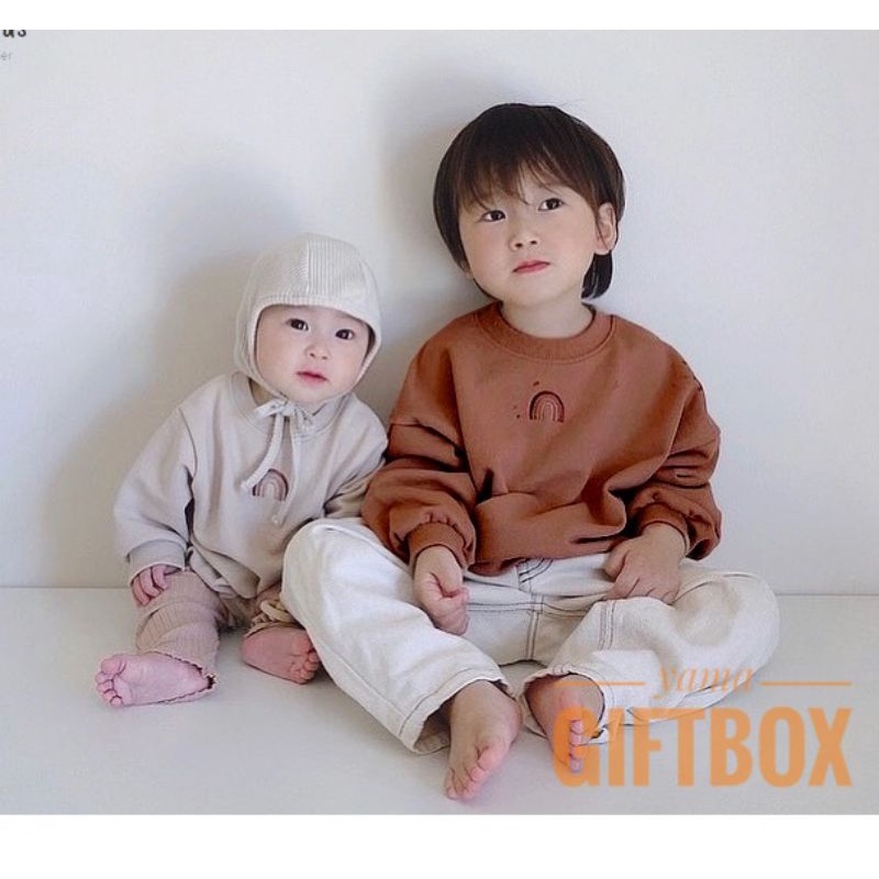 YAMA GIFTBOX SWEETER RAINBOW HAMPERS BAYI UNISEX