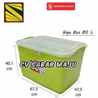  Kotak  penyimpanan Container  box giga maspion plastik 