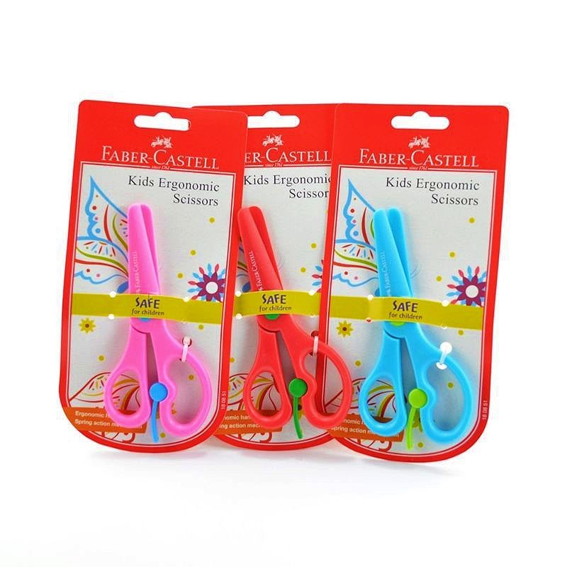 

Kids Ergonomic Scissors Faber Castell / Gunting Anak Fabe Castell