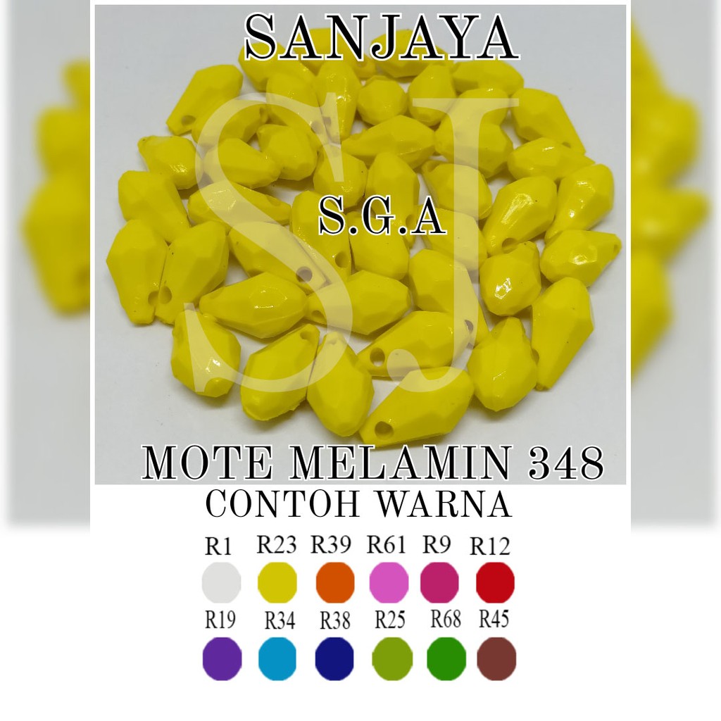 MOTE MELAMIN / MANIK TETES / MANIK MELAMIN TETES BANDUL / MOTE MELAMIN TETES 348