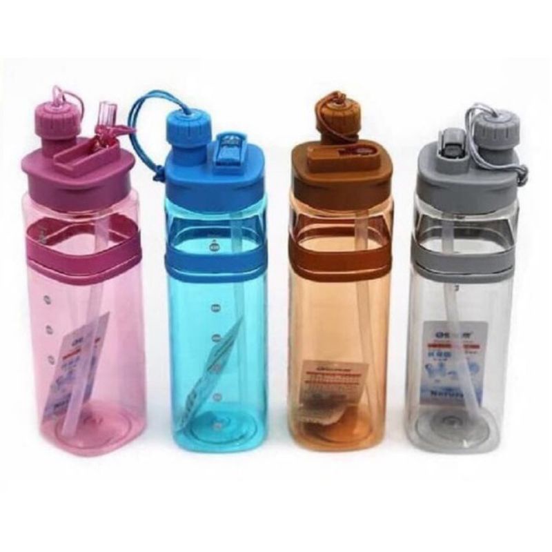 (Alwi)Botol Minum Sport - Botol Minum Air With Sedotan Bottle H-7357 & H-7259
