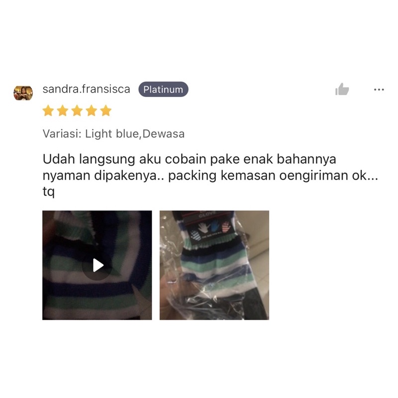 SARUNG TANGAN RAJUT DEWASA/SARUNG TANGAN MOTOR