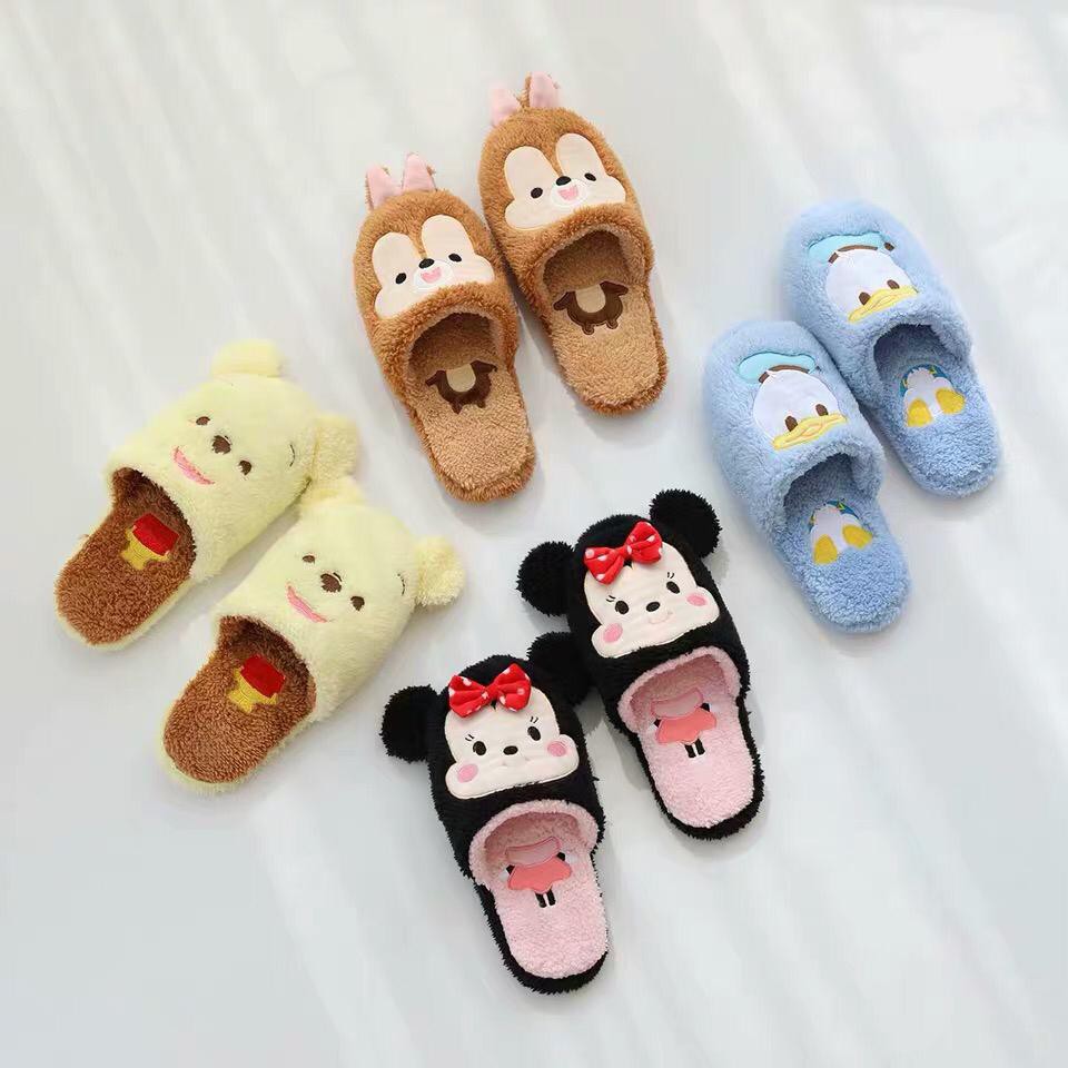 SANDAL BONEKA DONALD DUCK BEBEK MINNIE MOUSE WINNIE POOH CHIP CHIPMUNK SEPATU